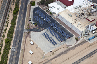 At the Casa Grande, Arizona, Frito-Lay facility, a state-of-the-art water filtration and purification system recycles and reuses: approximately 80 % of the process water used in production. Photograph courtesy of PepsiCo.